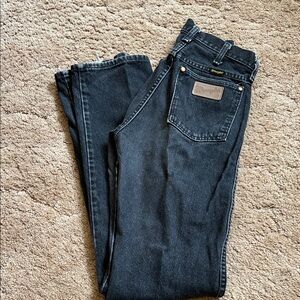 Wrangler Women's Dark Denim Straight Leg Jeans